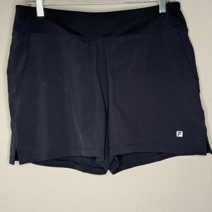 Fila Women's Black Sports Shorts